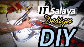 How to make IT Salaya design to your Grab bar  DIY titanium design