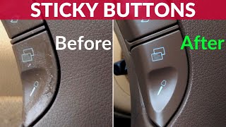 How to fix sticky buttons in your car