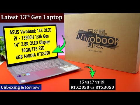 Asus Vivobook i9 13900H RTX3050 Unboxing | i5 vs i7 vs i9 Comparison & Opinion | Asus i9 13900H