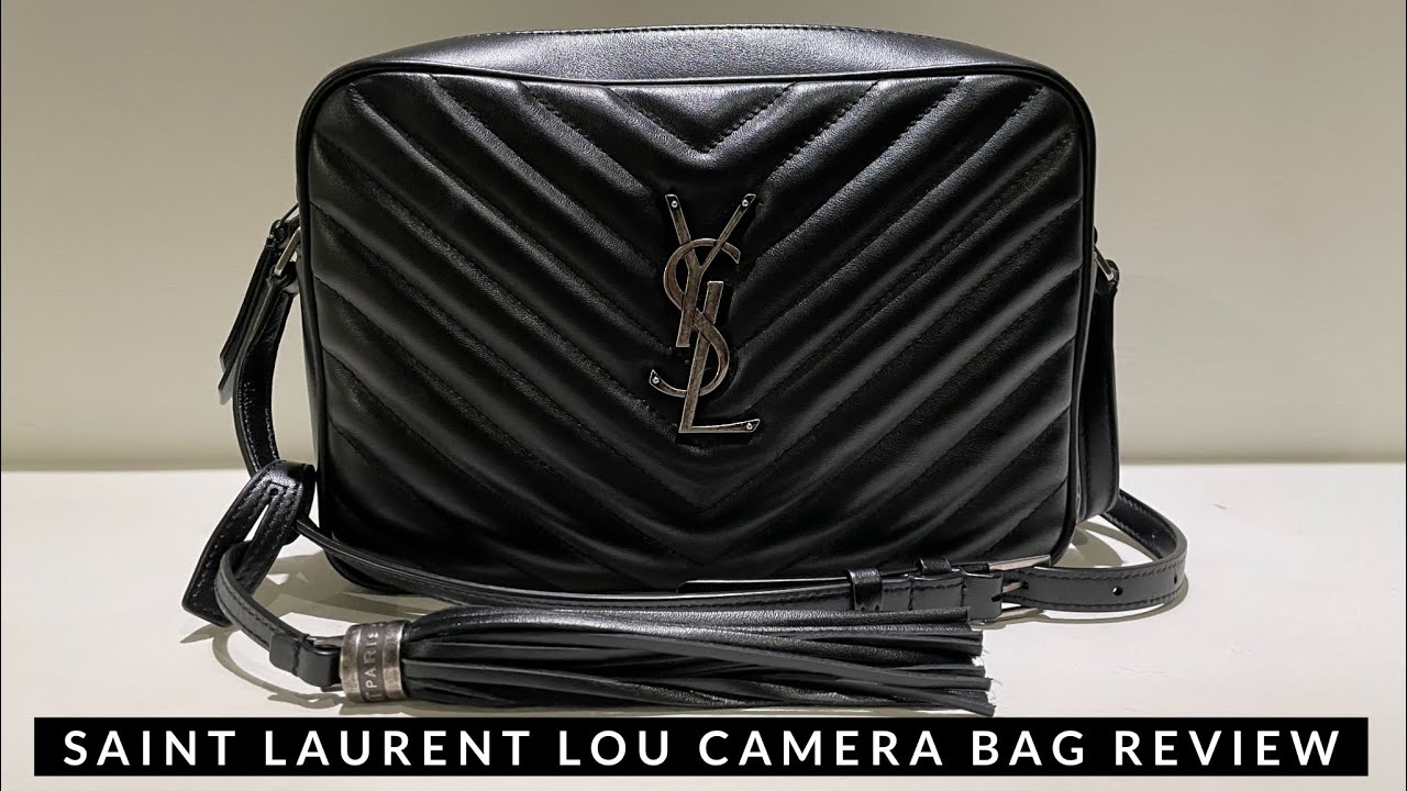 YSL LOU CAMERA BAG REVIEW + TRY-ON