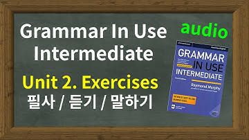 Audio / Grammar in Use Intermediate Unit 2 연습문제 따라 말하기/ 오디오/ 그래머인유스 인터미디엇 American English