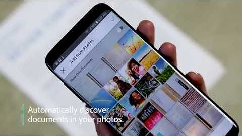 Quickly find pictures of docs & receipts in your photos with Adobe Scan mobile app | Adobe Acrobat