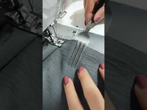   آموزش راحت ترین روش پلیسه کردن پارچه با چنگال