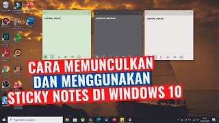 Cara Memunculkan Sticky Notes di Windows 10 screenshot 4