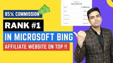 Rank #1 in Microsoft Bing with 5 Simple Tricks | Affiliate Website Rank on Top