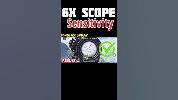 ✅6x zero recoil SENSITIVITY🔥 Tips & Tricks | BGMI & PUBG
