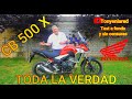 Honda cb 500 x lo que nadie te cuenta