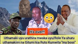 UTHAMAKI UYU URATHIRA MWAKA UYU/ROLE YA UHURU UTHAMAKIINI NA GITUMI KIA RUTO,, NJANE KAMANDE 