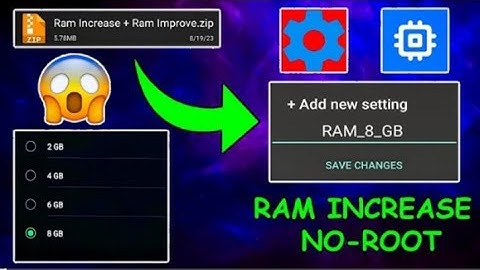 2 NEW! Methods To Increase RAM In Android No-Root Setedit & Swap No Root
