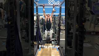 91KG PULL UP AT A COMMERCIAL GYM