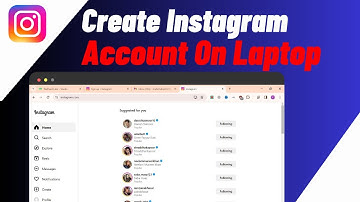 Hoe maak je een Instagram-account aan op een laptop/pc/computer