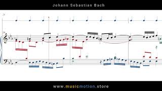 Johann Sebastian Bach BWV 852 Prelude 7 Piano