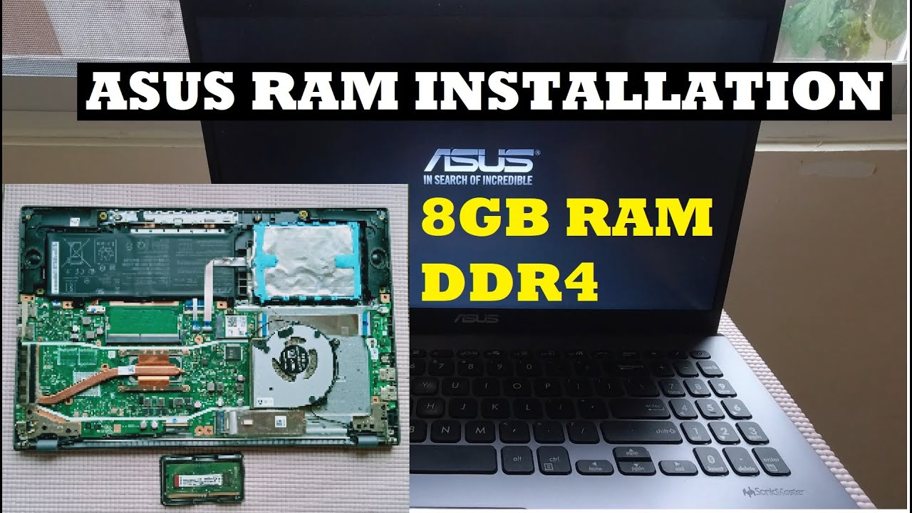 How To Upgrade Asus Laptop Ram Diy Ram Installation Youtube