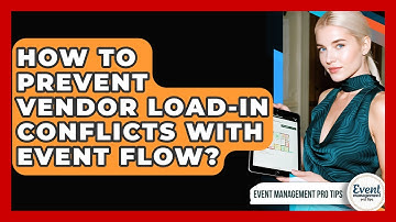 How To Prevent Vendor Load-In Conflicts With Event Flow? - Event Management Pro Tips