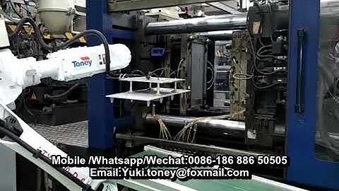 6 axis side entrance  Industrial robotic arm for injection molding machine