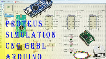 Proteus Simulation CNC GRBL Arduino Part. 1
