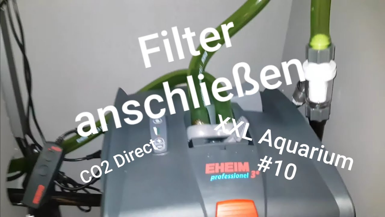 Filtertechnik anschließen XXL Aquarium 10 YouTube