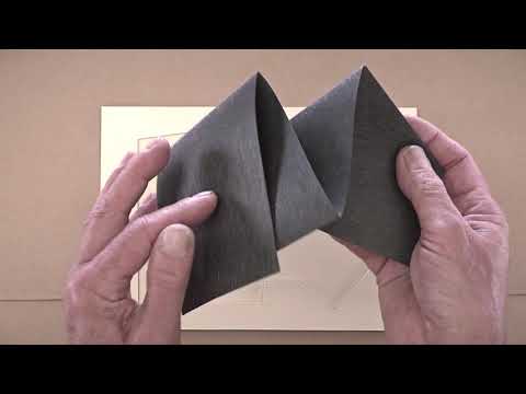 Video: Tradiční Japonské Umění: Origami Z Trojúhelníkových Modulů
