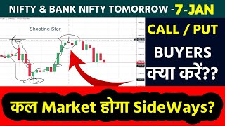 Nifty-Bank Nifty Tomorrow Prediction 7 JAN - NIFTY & BANK NIFTY on Friday | Options For Tomorrow