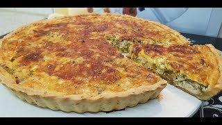 Chicken And Green Onions Quiche چکن اینڈ گرین اونین قیش / Cook With Saima