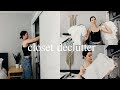 HUGE CLOSET DECLUTTER | CLOSET ORGANIZATION & WARDROBE CLEAR OUT (2018)