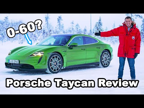 porsche-taycan-4s-&-turbo-s-review:-launched,-snow-drifted,-range-and-toilet-tested!?!