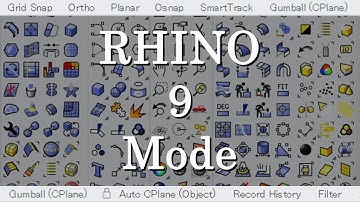 [Rhino Tutorial] 9 Basic Mode