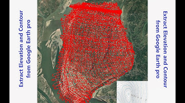 Extract Elevation and Contour from Google Earth pro