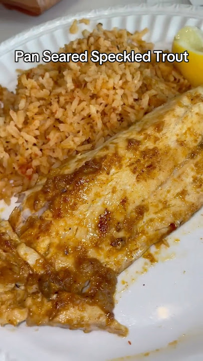 Pan Seared Speckled Trout #trout #fishrecipe #fish #mexicanstyle #panseared #speckledtrout