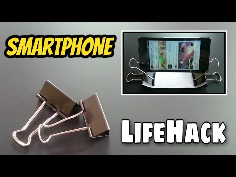 3 Smartphone Life Hacks For Binder Clips