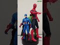 Avengers superheroes action figure Spiderman Batman Hulk Captain America #shorts #avengers #marvel