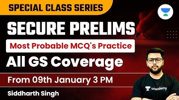 Secure Prelims | Launch Event | Crack UPSC CSE 2023 | Siddharth Singh