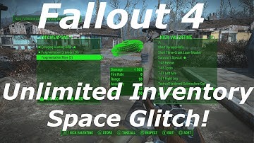 Fallout 4 Unlimited Inventory Glitch / Exploit AFTER PATCH! Infinite Weight! (Fallout 4 Glitches)