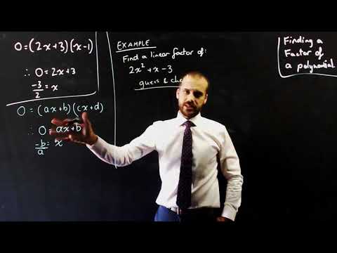 Finding a linear factor of a polynomial