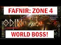 Fafnir Zone 4 World Boss Fight!! [ODIN: VALHALLA RISING]