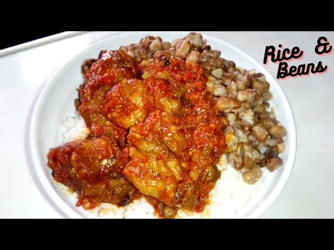 Rice and Beans Recipe | How to Cook Rice and Beans with Stew