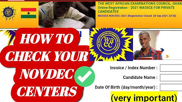 HOW TO CHECK YOUR NOVDEC CENTERS (ADMISSION NOTICE)