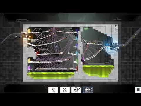 Bridge Constructor Portal Level 57