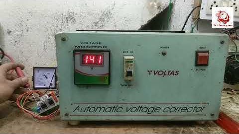 automatic voltage stabilizer with microcontroller kit 90v. to 440v.|50v. to 290v.