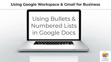 Using Bullet Points in Google Docs with Google Workspace or Gmail