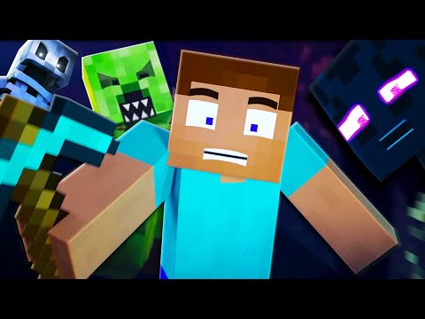 Every Minecraft Monster Rap Creeper, Skeleton, Enderman, Zombie, Pigman Animation Compilation