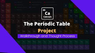 The Periodic Table Project - Walkthrough and Thought Process screenshot 5