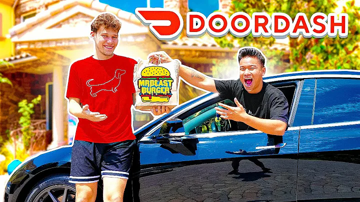 Being my Friend's Door Dash food Delivery Driver f...