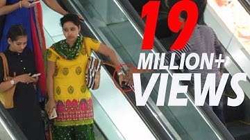 Touching Strangers Hand On Escalator!!!