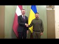 ⚡️Президенты Украины и Латвии провели переговоры в Киеве: кадры встречи