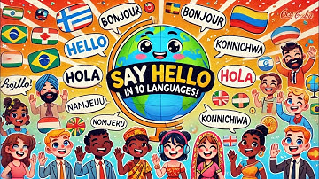 Say HELLO in 10 Different Languages! 🌍