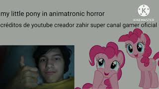 menu de My Little Pony in animatronic horror 2 ost