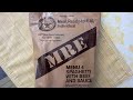 (MRE) Military Food Review