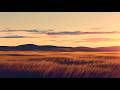Golden Hour Plains Minimalist Landscape – 1 Hour Looping TV Art