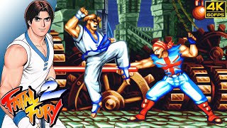 Fatal Fury 2  Kim Kaphwan (Arcade / 1992) 4K 60FPS